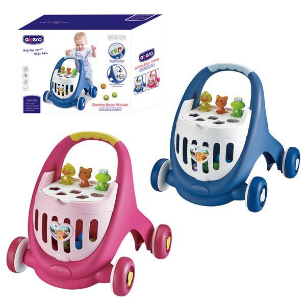 Voiturette Trotteur 3 en 1 – Abero – Rose