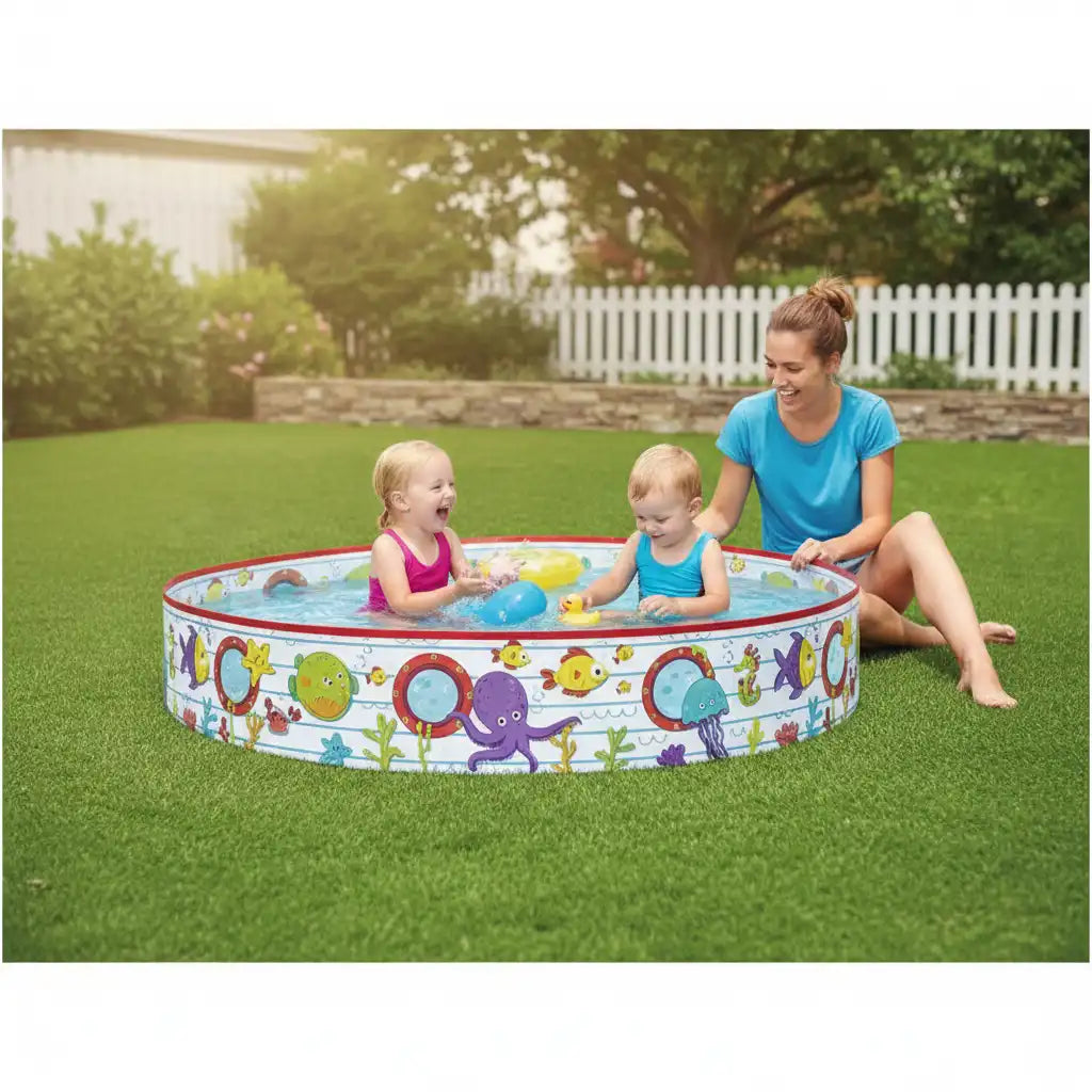 Piscine Gonflable Enfant – Bestway Marine Fill 'N Fun 152 cm