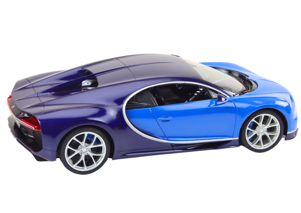 Voiture radiocommandée Bugatti Chiron 1:14 Bleu - Rastar