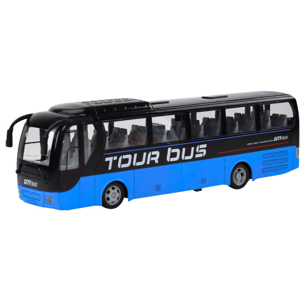 Bus Télécommandé RC Bleu avec Effets Lumineux