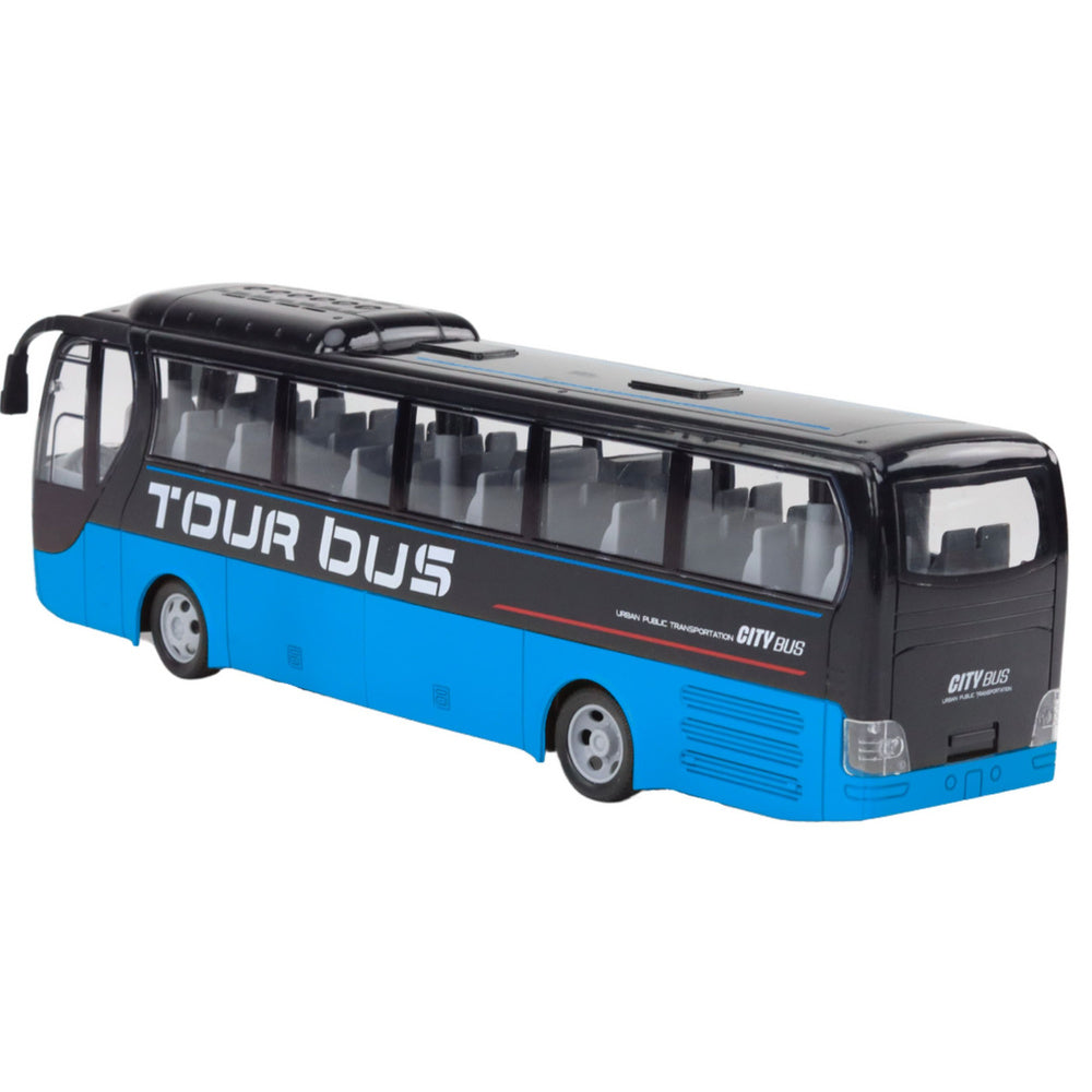Bus Télécommandé RC Bleu avec Effets Lumineux