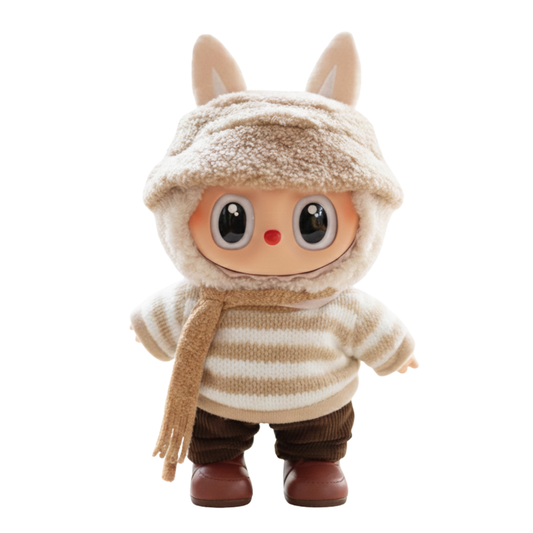 Labubu Peluche 30cm – Cute Autumn Outfi