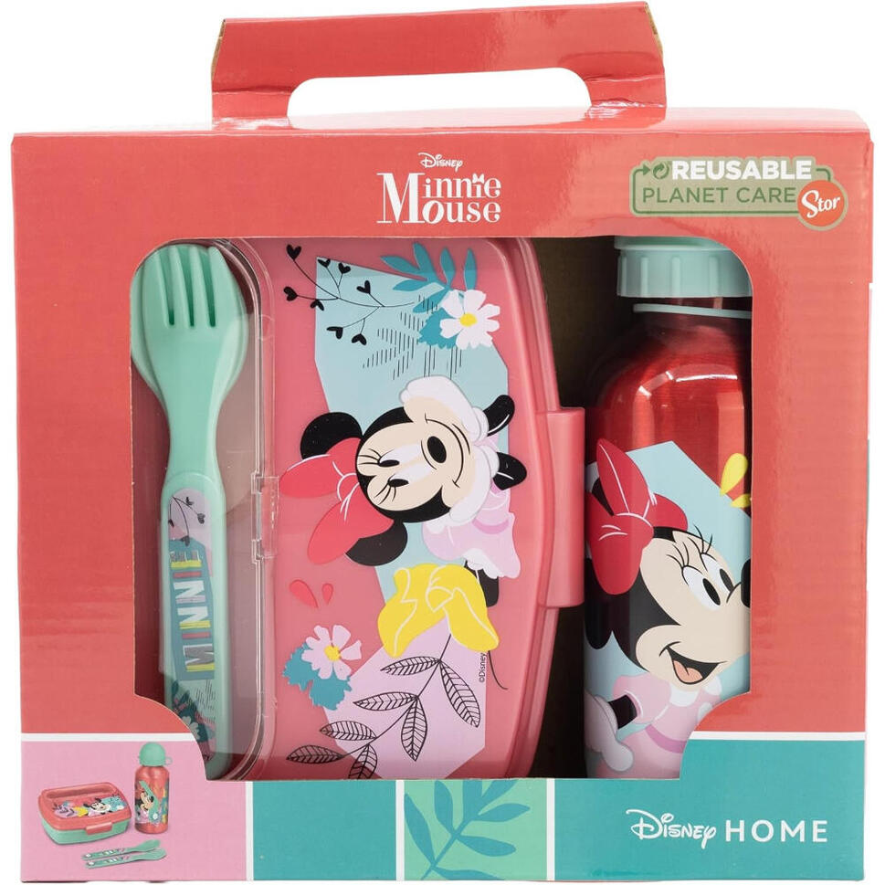 Set Lunch Box Minnie Mouse – 4 pièces