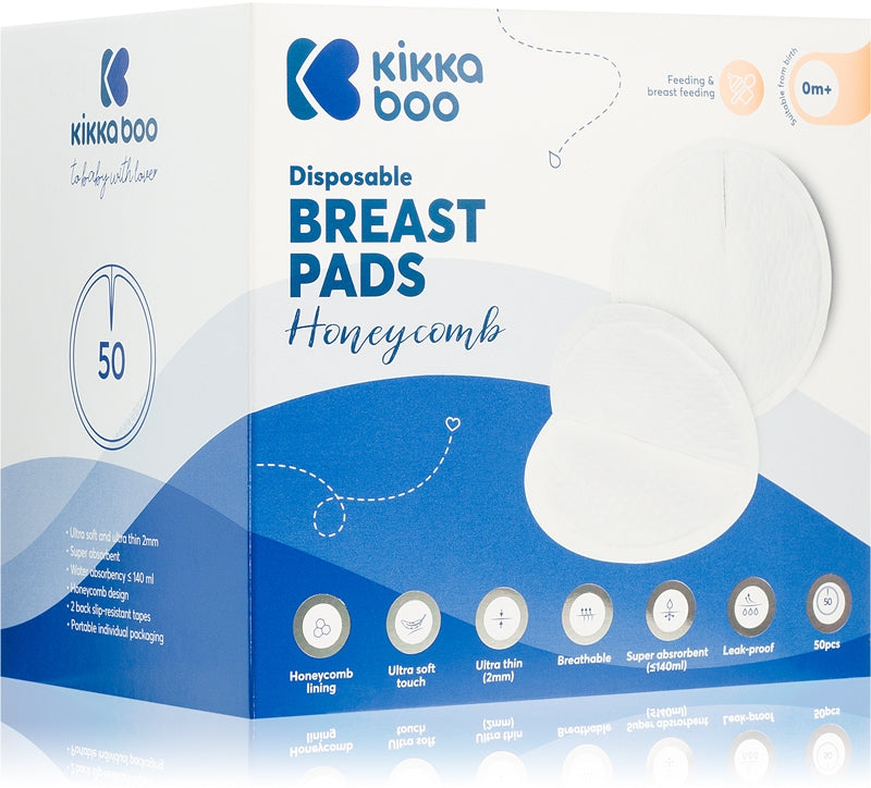 Coussinets d’allaitement Breast Pads Honeycomb – Kikkaboo