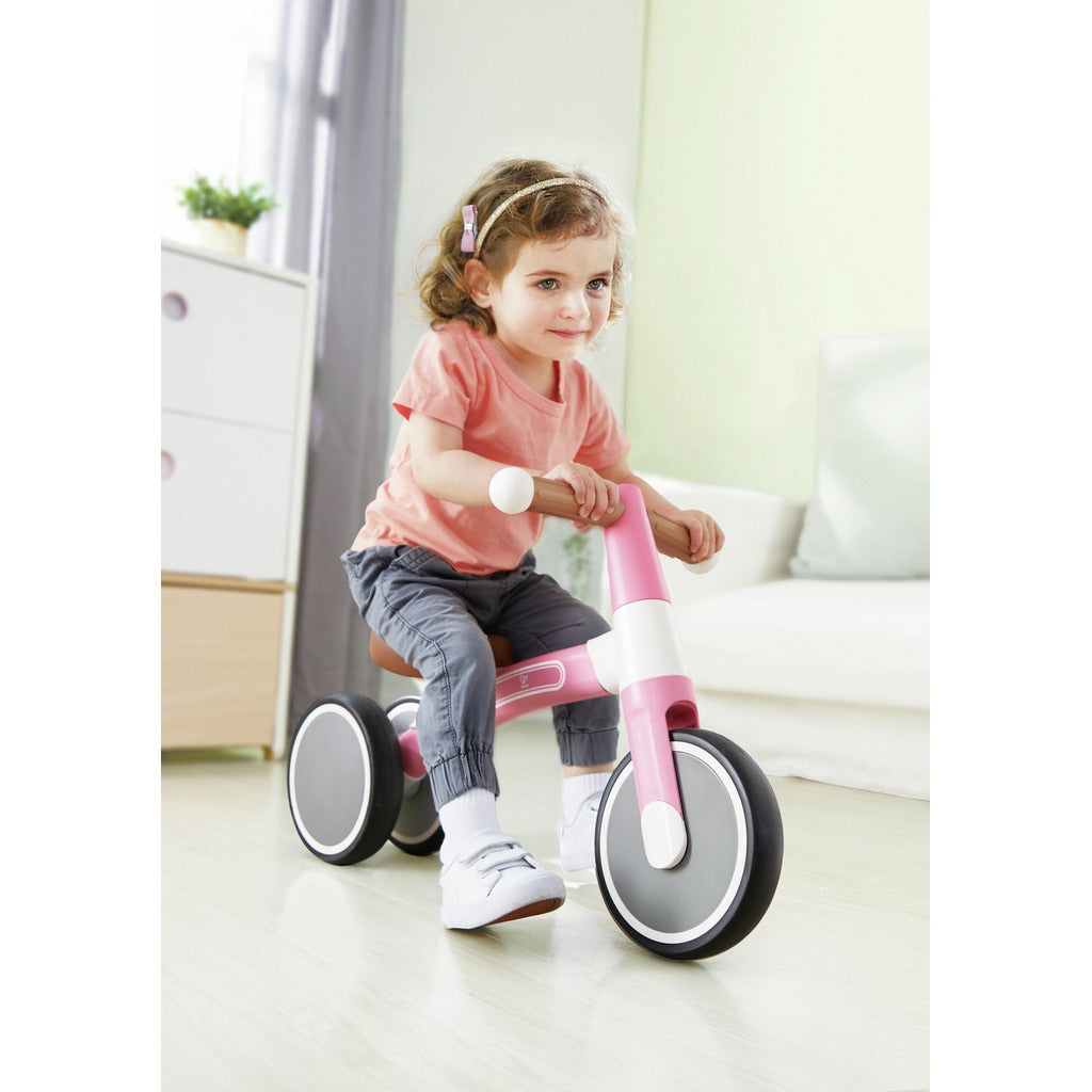 Hape Vélo d'Équilibre Vespa Rose - Draisienne Évolutive pour Tout-Petits