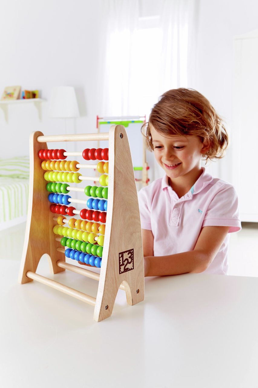 Hape Boulier Arc-en-Ciel en Bois
