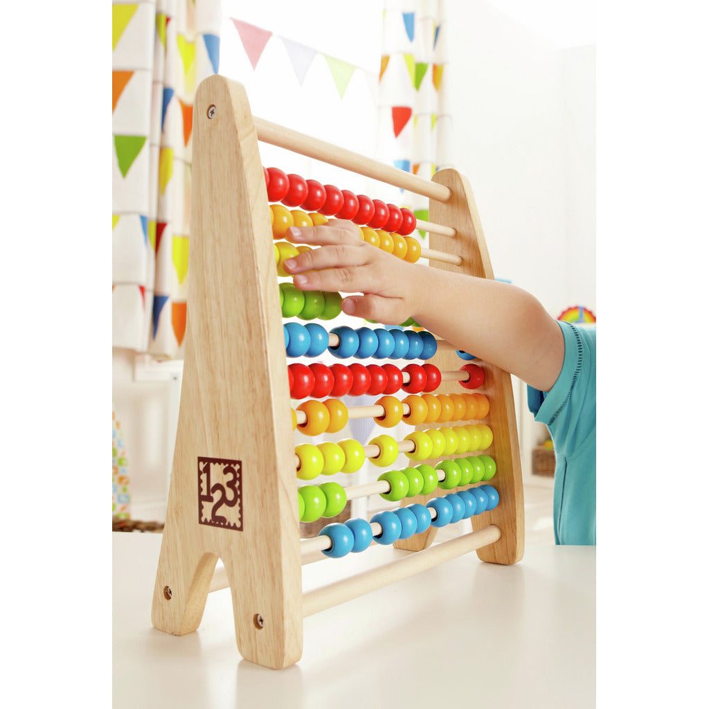 Hape Boulier Arc-en-Ciel en Bois