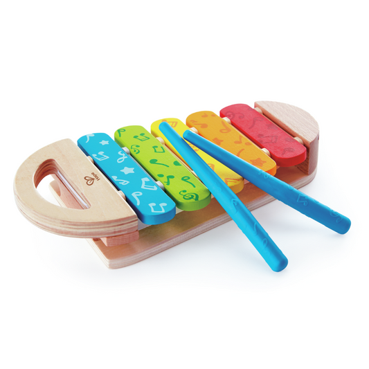 Xylophone Arc-en-Ciel Hape - Jouet Musical en Bois pour Bébé