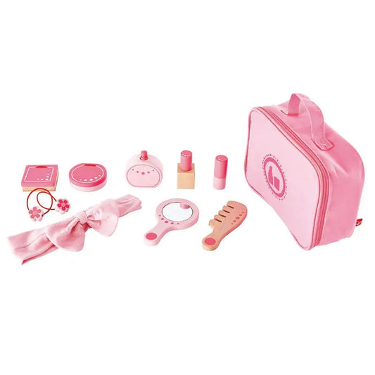 Kit de Beauté en Bois Hape - Trousse Coiffure et Maquillage pour Enfant