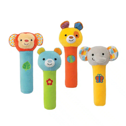 Winfun Hochet Squeak ‘N Shake Bâton en Peluche (1 Unité)