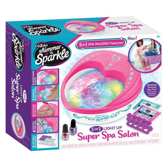 Spa des pieds lumineux 5 en 1 - Super Spa Salon