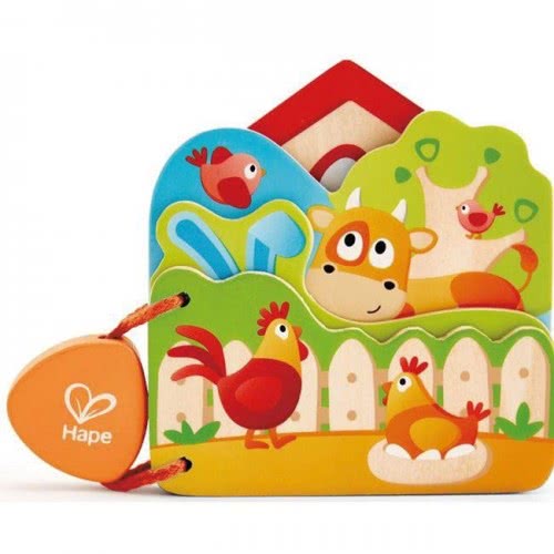 Livre en bois Hape - Les animaux de la ferme