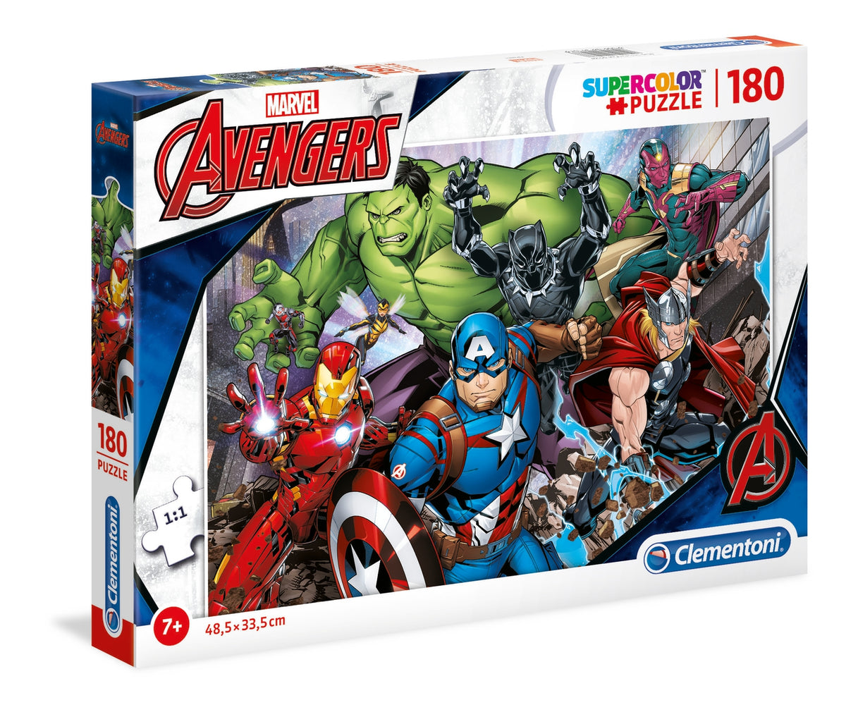 Puzzle Supercolor Clementoni Marvel Avengers – 180 Pièces