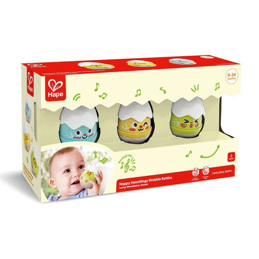 Trio de hochets Hatchlings Hape