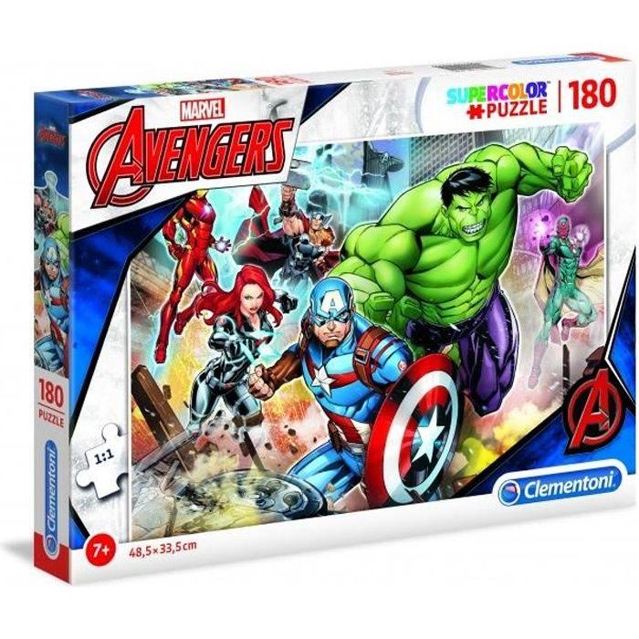 Puzzle Supercolor Clementoni Marvel Avengers – 180 Pièces