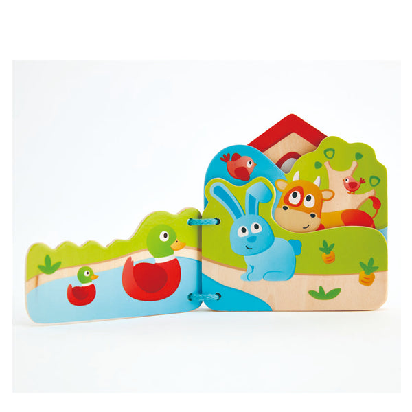 Livre en bois Hape - Les animaux de la ferme