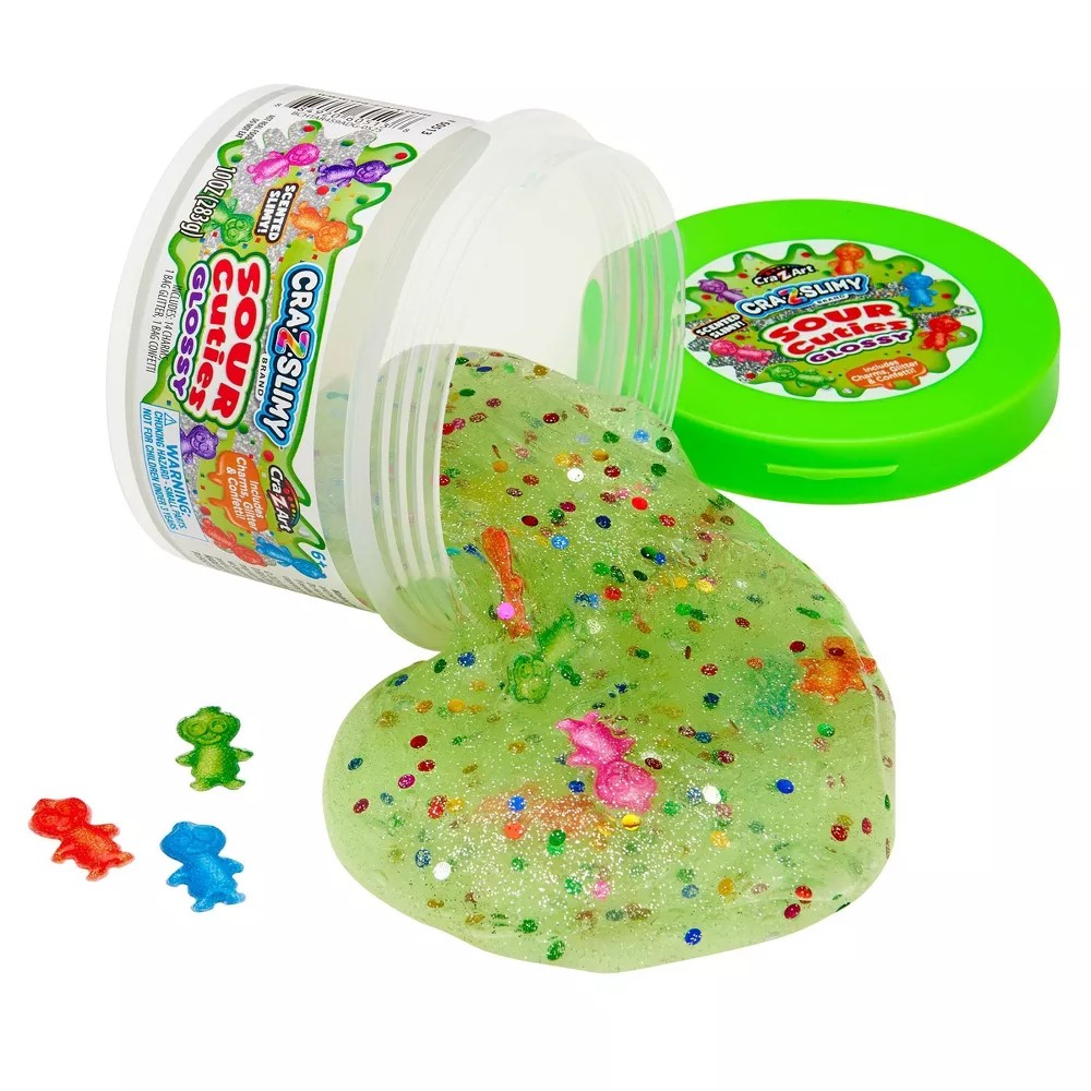 Pot de slime brillant parfumé Sour Cuties - 283g
