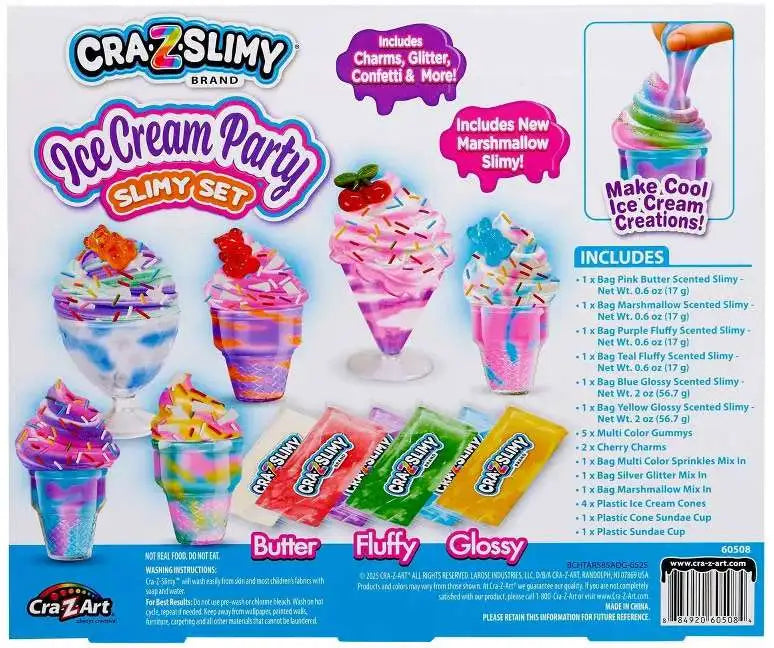 Coffret slime Ice Cream Party - Crée tes glaces en slime
