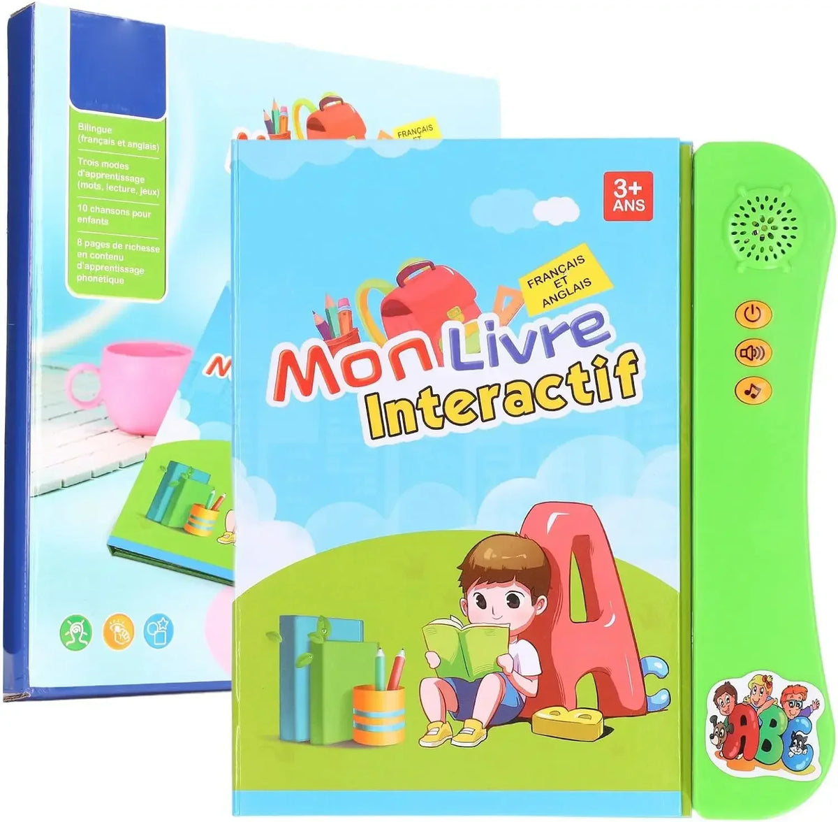 Mon Livre Interactif Bilingue – Livre Sonore Français et Anglais