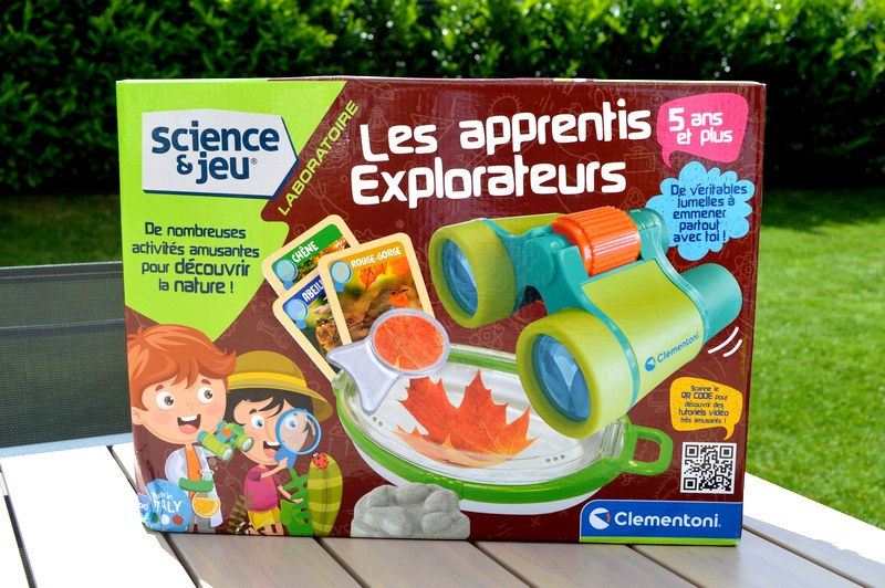 Clementoni Les Apprentis Explorateurs – Coffret Nature avec Jumelles et Loupe