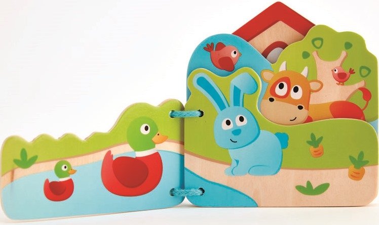 Livre en bois Hape - Les animaux de la ferme