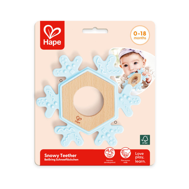 Anneau de dentition Flocon de neige Hape