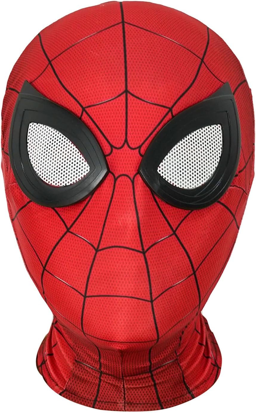 Masque Spider Intégral en Tissu pour Enfant – Réplique non officielle, non affiliée à la marque