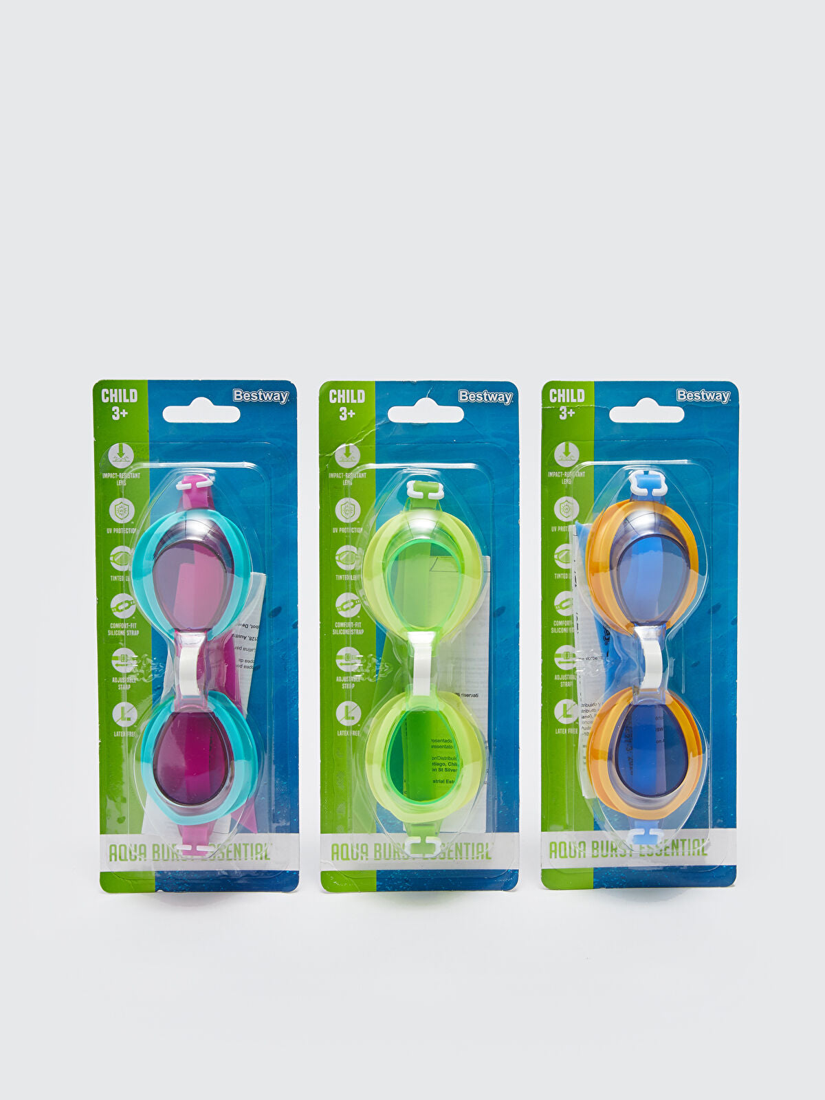 Lunettes de Natation Enfant – Bestway Aqua Burst Essential – 3A+