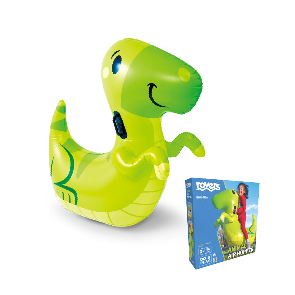 Animal Sauteur Gonflable Dinosaure Vert - Air Hopper