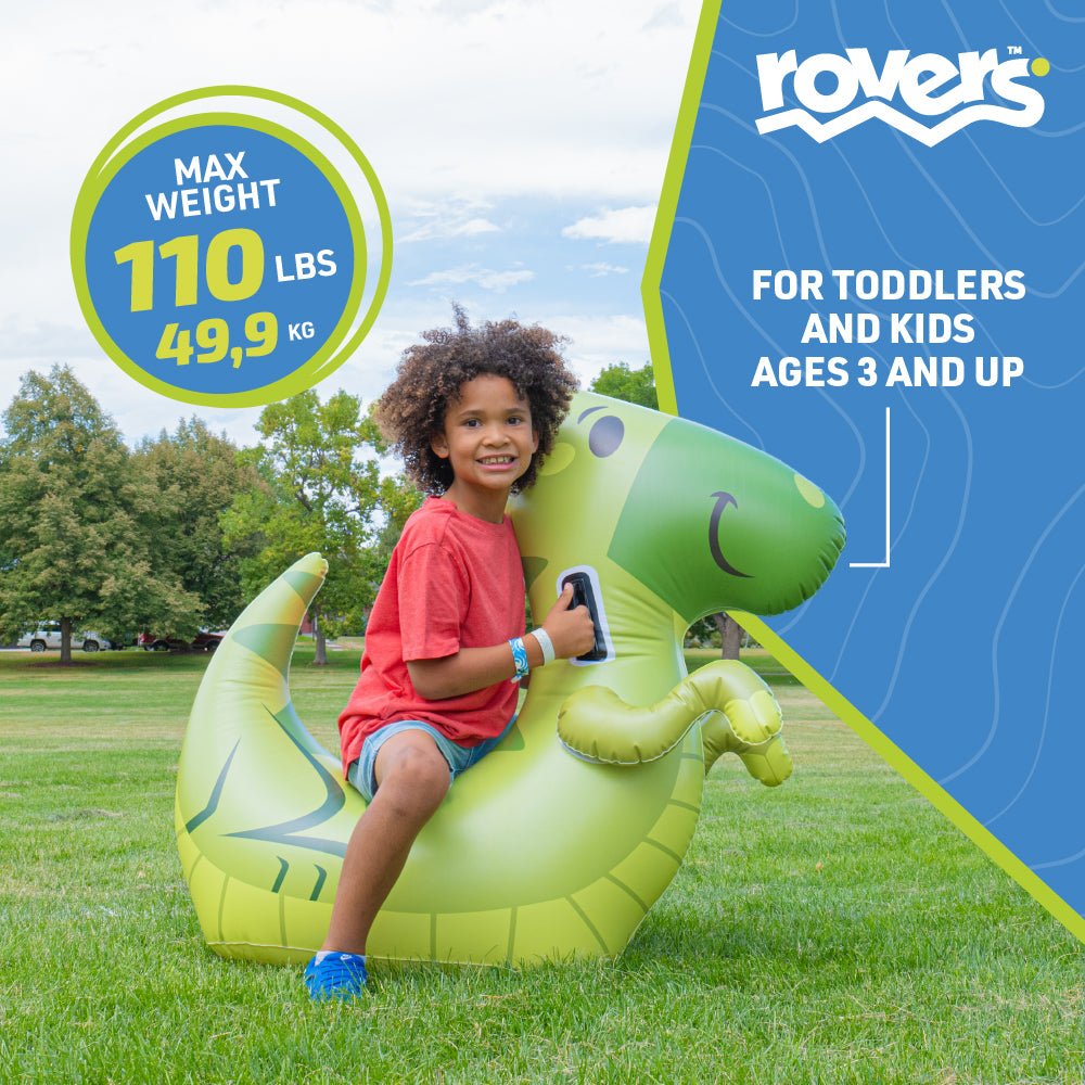 Animal Sauteur Gonflable Dinosaure Vert - Air Hopper