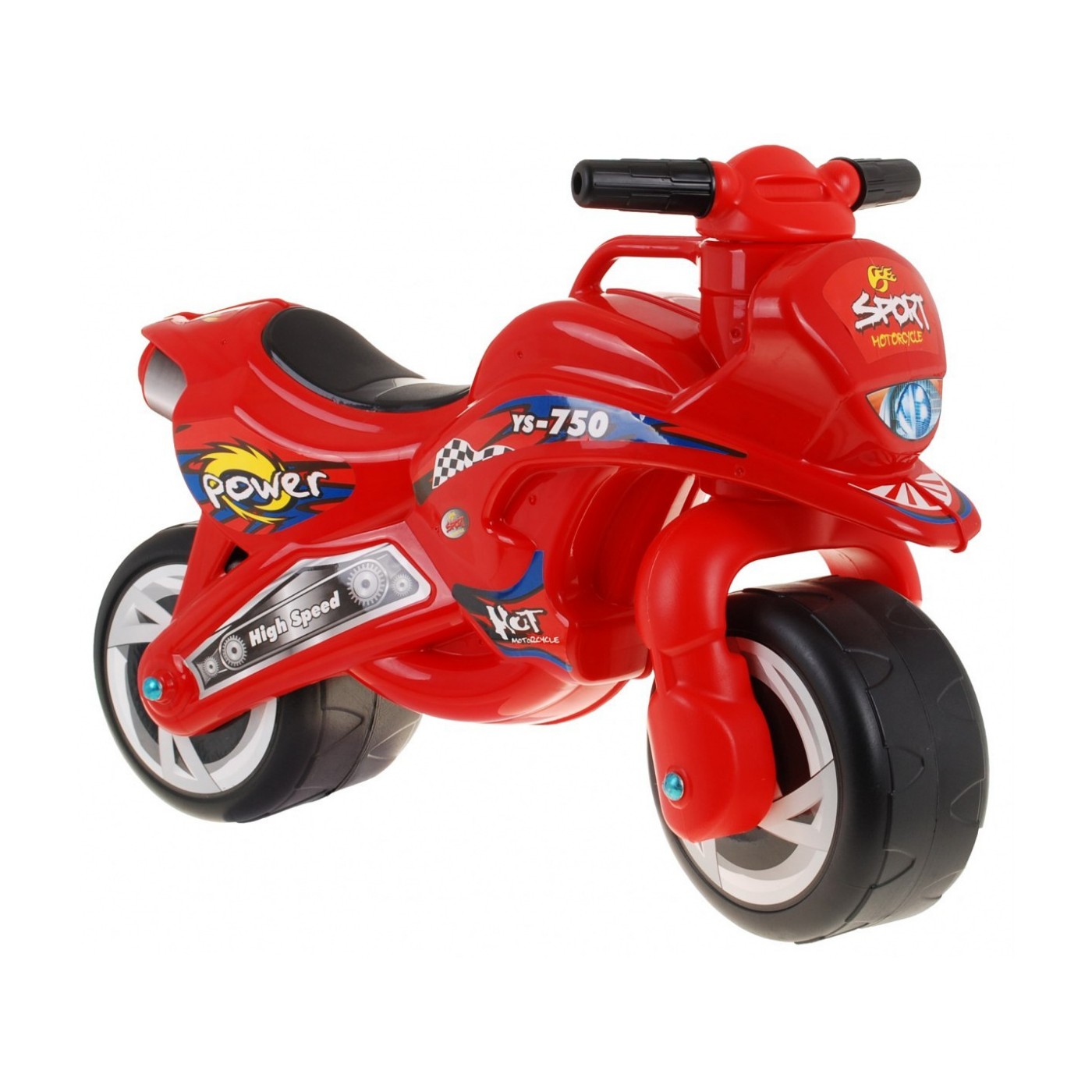 Vélo de Course Rouge en Forme de Moto pour Bébé