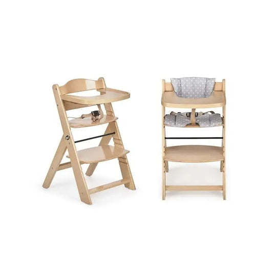 MS Innovaciones Chaise haute évolutive en bois de 6 à 10ans - Naturel