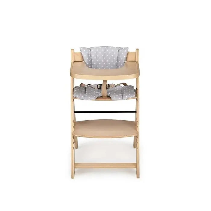 MS Innovaciones Chaise haute évolutive en bois de 6 à 10ans - Naturel