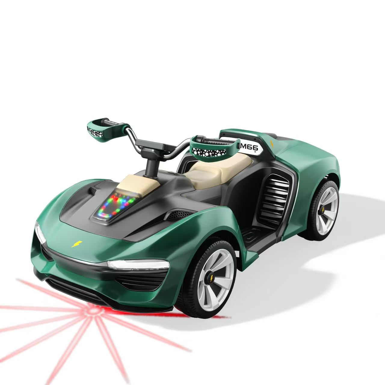 Petite Voiture de Sport Électrique pour Enfant avec Effets Lumineux
