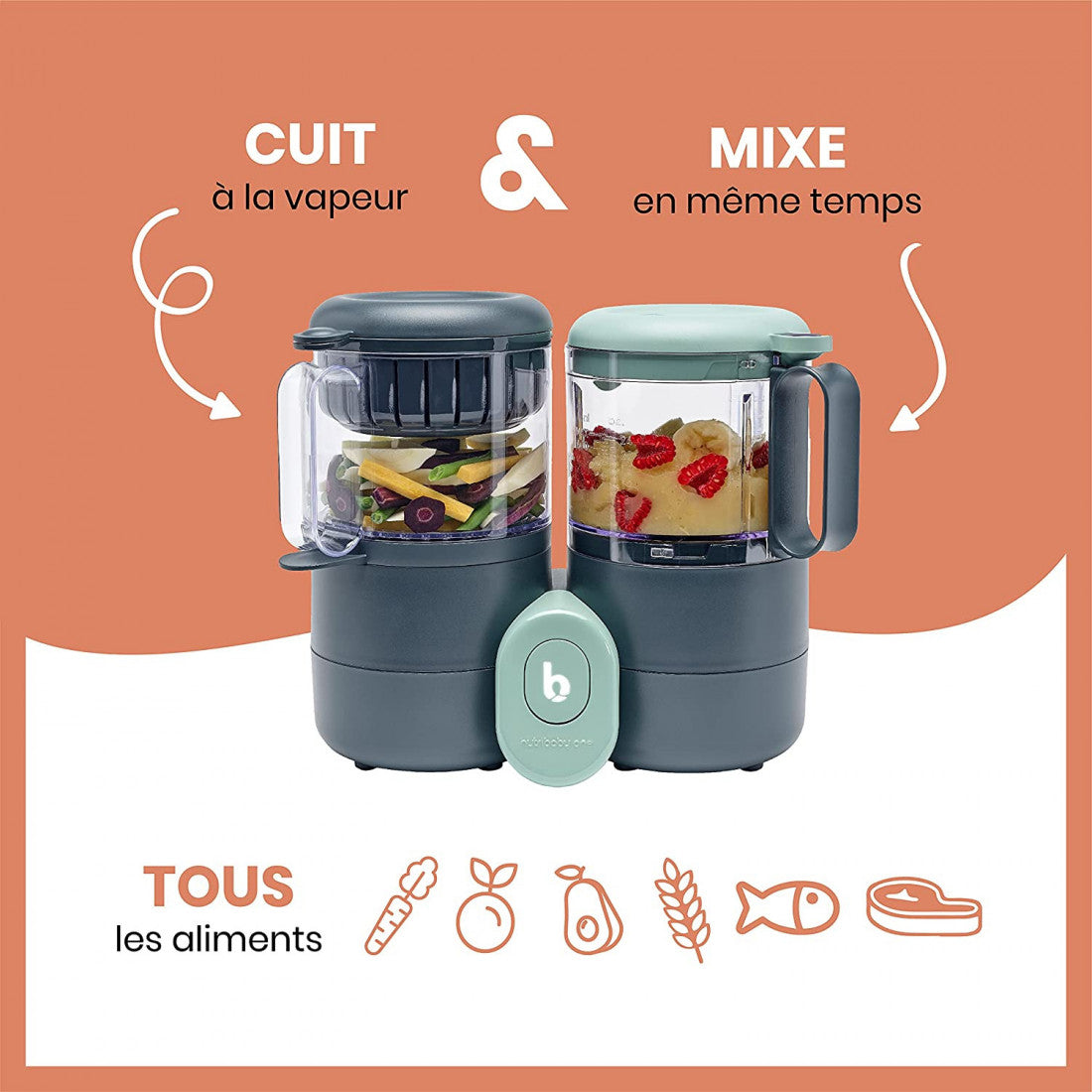 Babymoov Nutribaby One – Robot Cuiseur 4 en 1