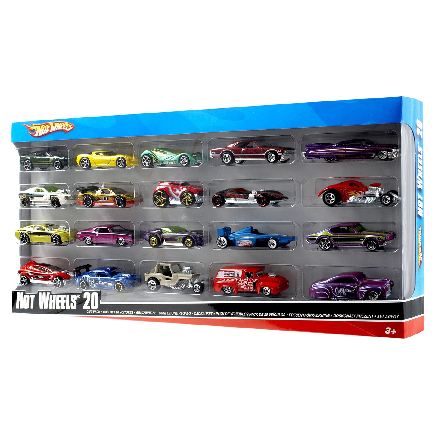 Coffret 20 Voitures Miniatures Hot Wheels – Échelle 1:64