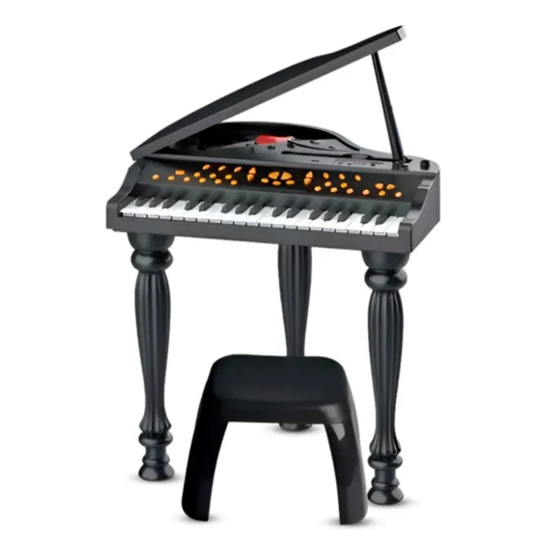 Piano à Queue Classique Rouge avec Tabouret