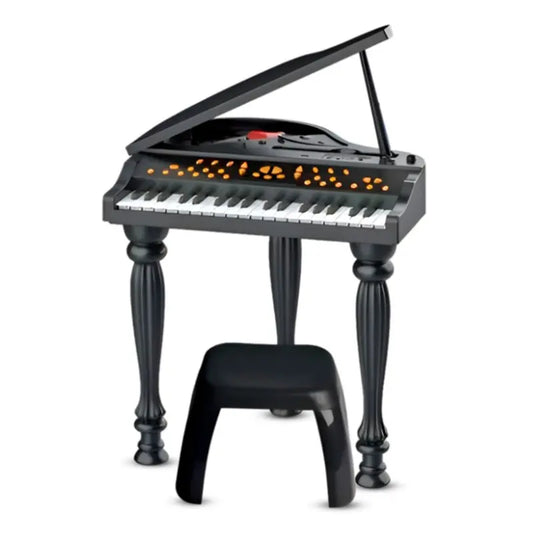 Piano à Queue Classique Rouge avec Tabouret