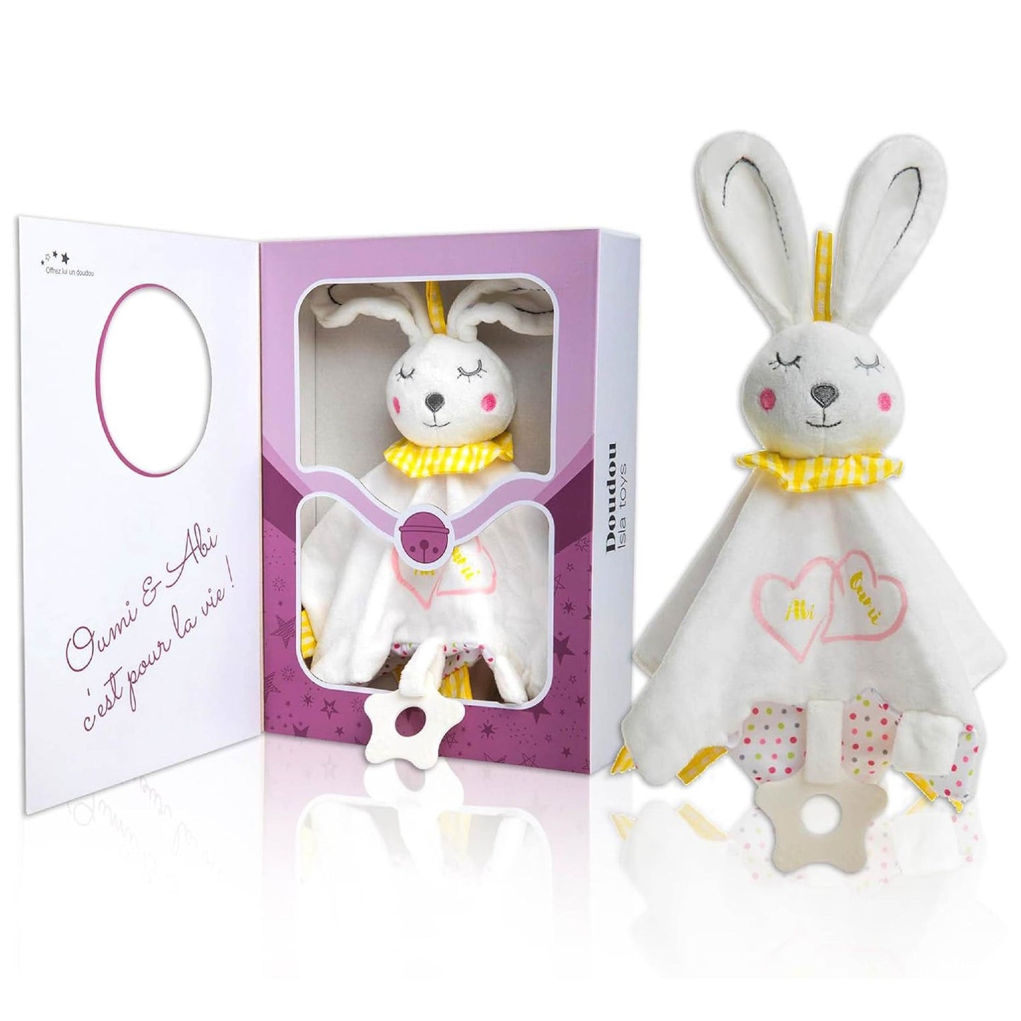 Doudou Peluche Lapin blanc - Funmuch