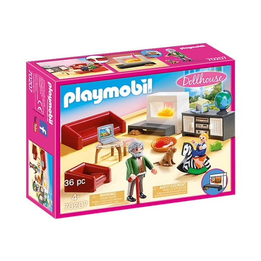 Playmobil Dollhouse – Salon avec Cheminée