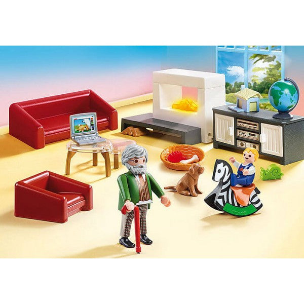 Playmobil Dollhouse – Salon avec Cheminée