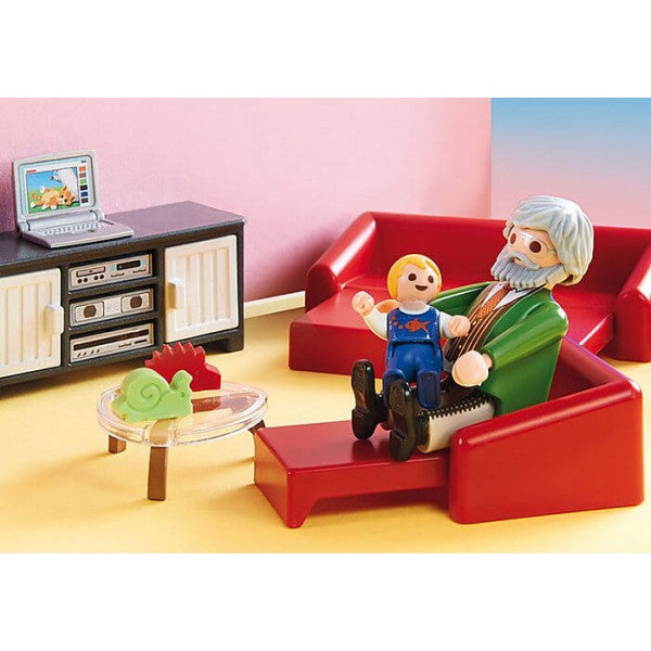 Playmobil Dollhouse – Salon avec Cheminée