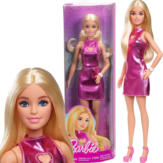 Poupée Barbie Fashionista Robe Rose Brillante – Mattel