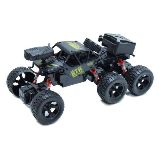 Camion Tout-Terrain 6x6 Télécommandé avec Caméra WiFi – Noir
