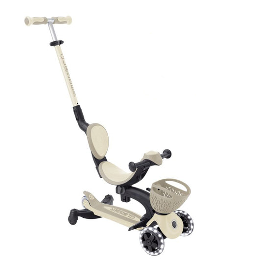 Trottinette évolutive GO UP Baby Lights 360° - Taupe