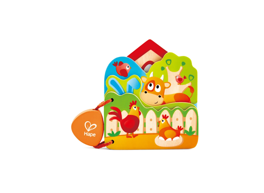 Livre en bois Hape - Les animaux de la ferme