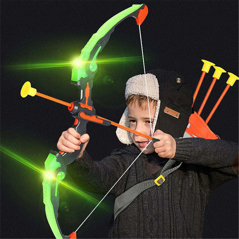 Arc Lumineux Vert avec Flèches à Ventouses
