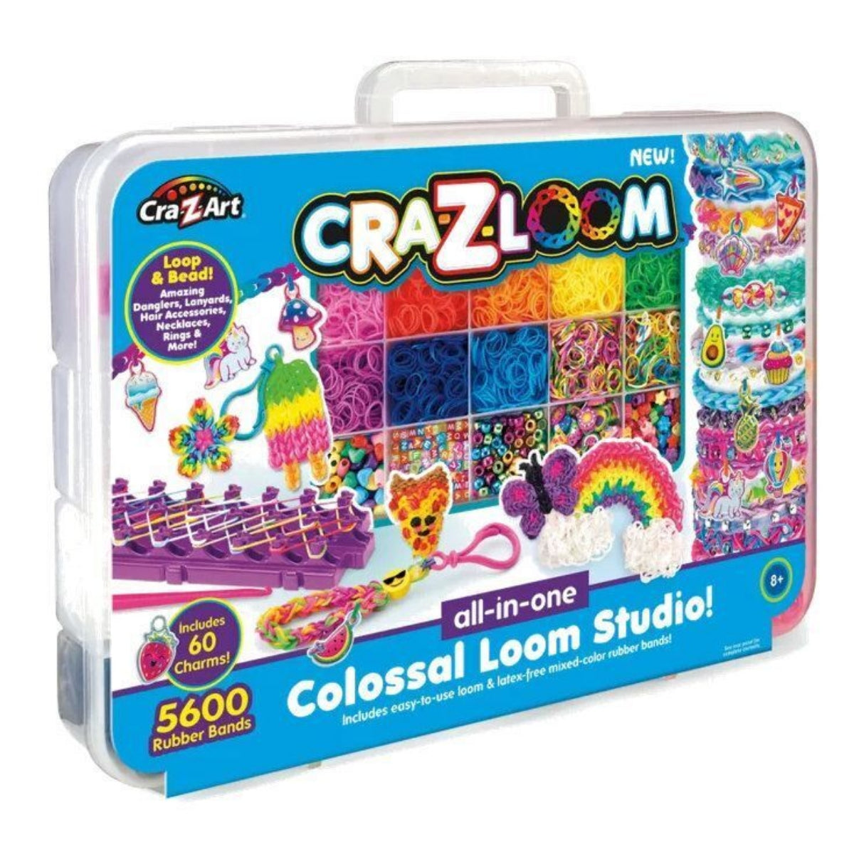 Cra-Z-Loom Colossal Rubber Loom Studio Band Case