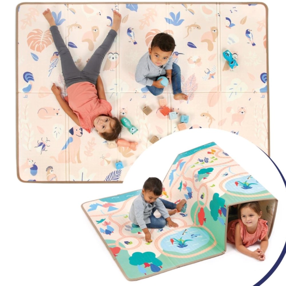 LUDI – Tapis Pliable Réversible pour Enfants