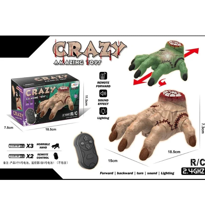 Main Reptante Télécommandée Amarone avec Lumières et Sons